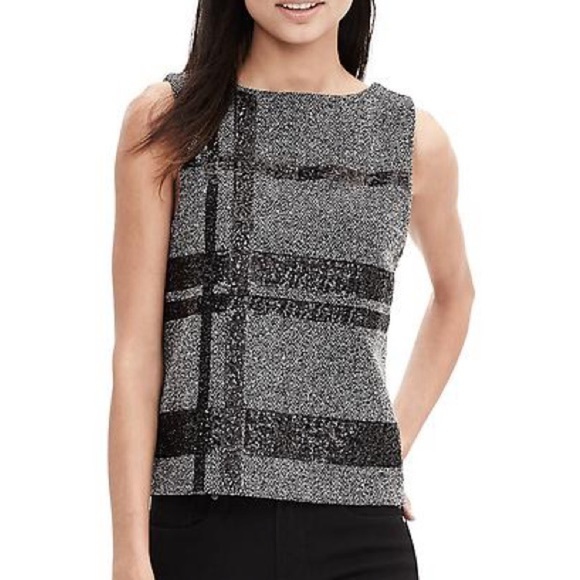 Banana Republic Sequin Herringbone Tank - Picture 2 of 5